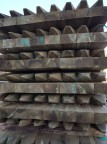 sawn timber/posts, 75x125x2100mm, pointed